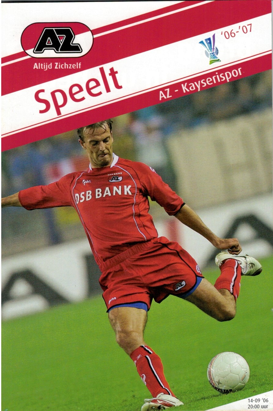 AZ Programma 14-sep-2006 Kayserispor thuis